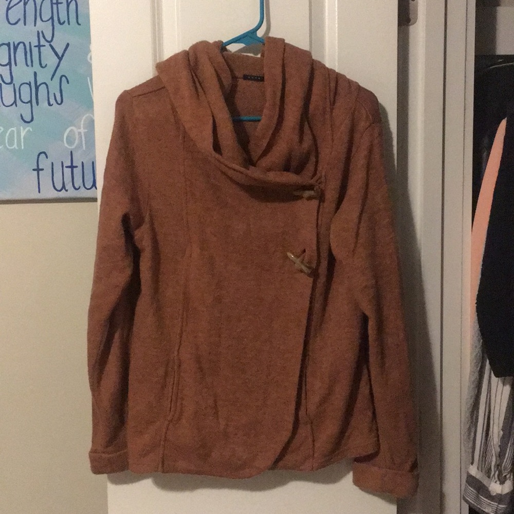 Dusty red sweater